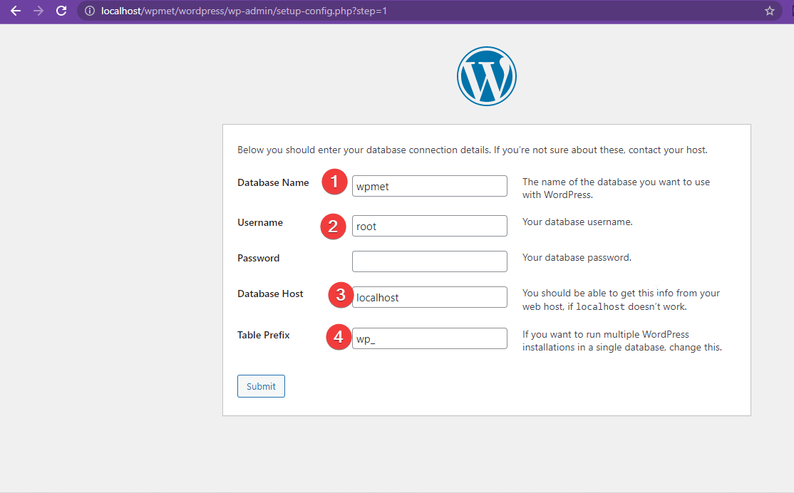 如何在本地主機上安裝 wordpress