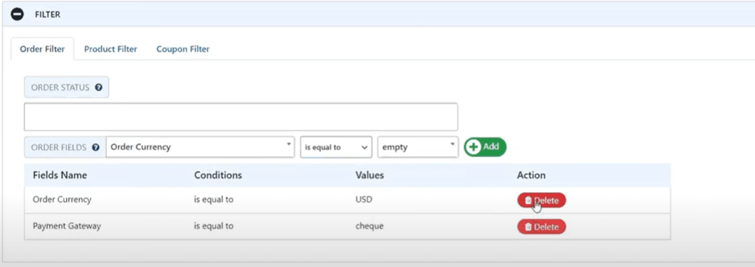 woocommerce 的出口訂單