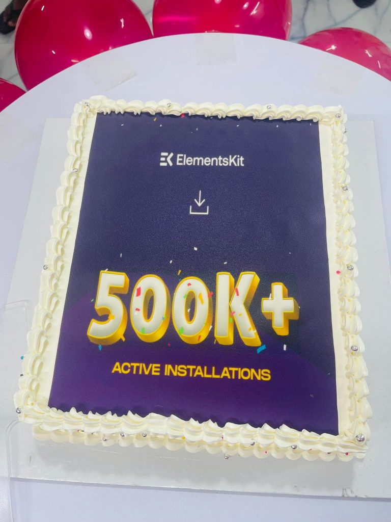 Elementskit 500k 蛋糕