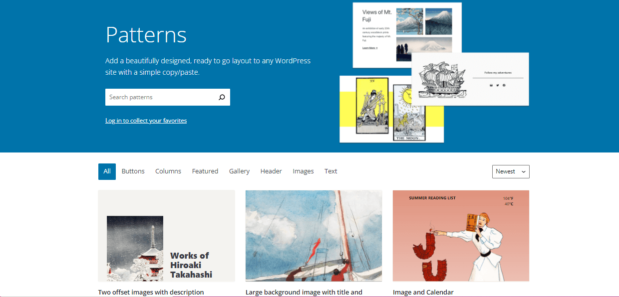 WordPress 模式字典