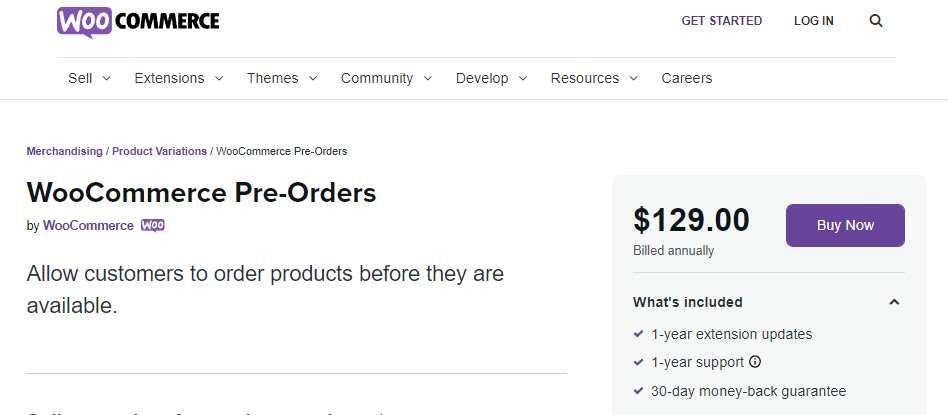 WooCommerce 預購