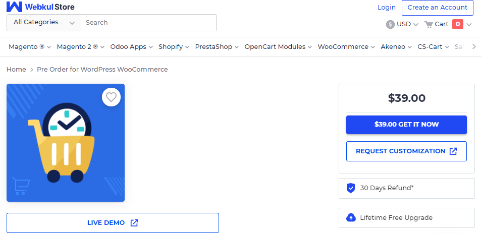 WooCommerce 的預購 - WooCommerce 預購插件