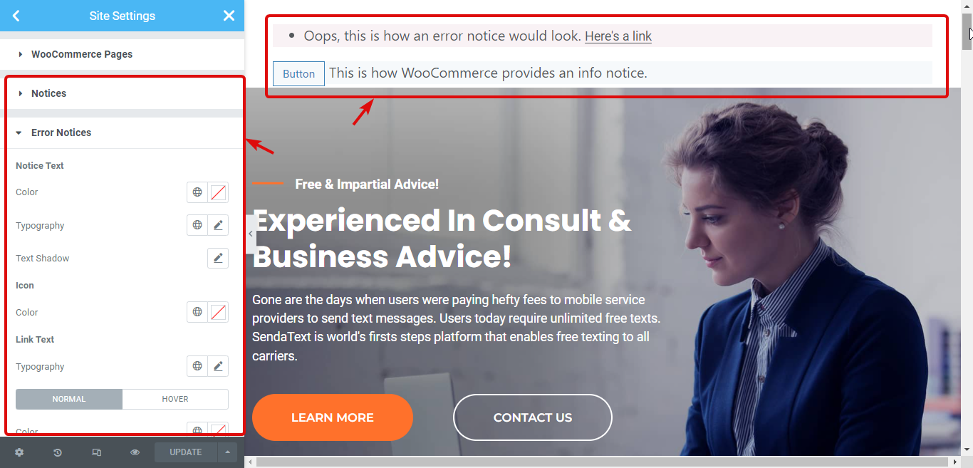 Elementor 3.6 的 WooCommerce 通知小部件 Elementor 3.6 的新功能和改进