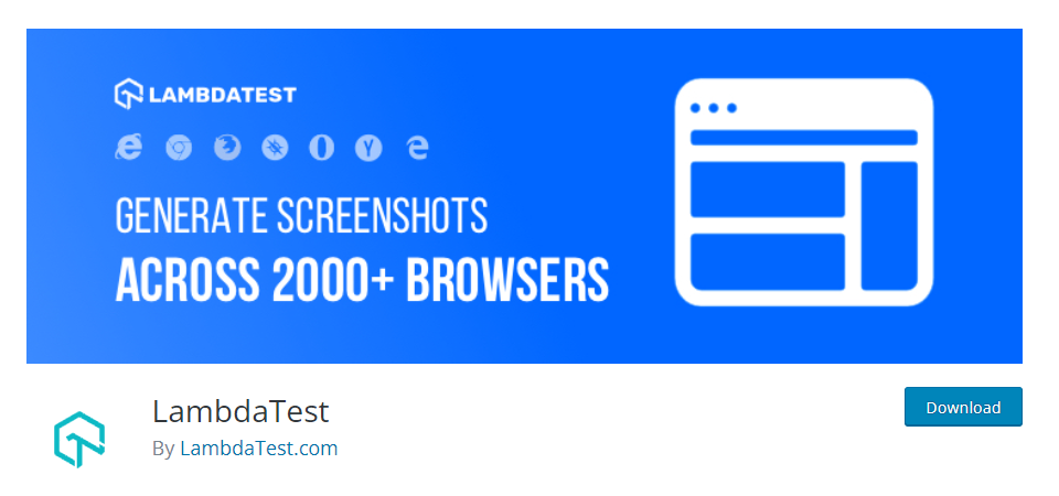 web geliştirici eklentileri lambda testi