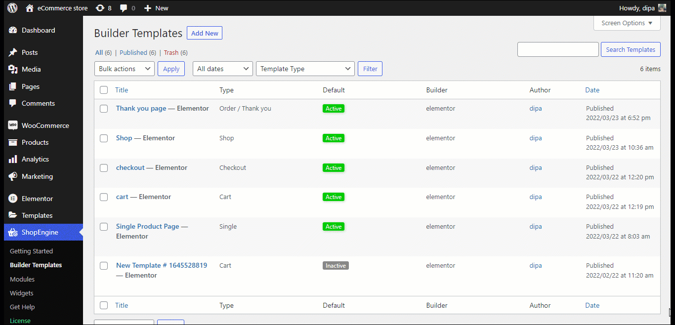 使用 ShopEngine 新功能的多步結帳 wooCommerce