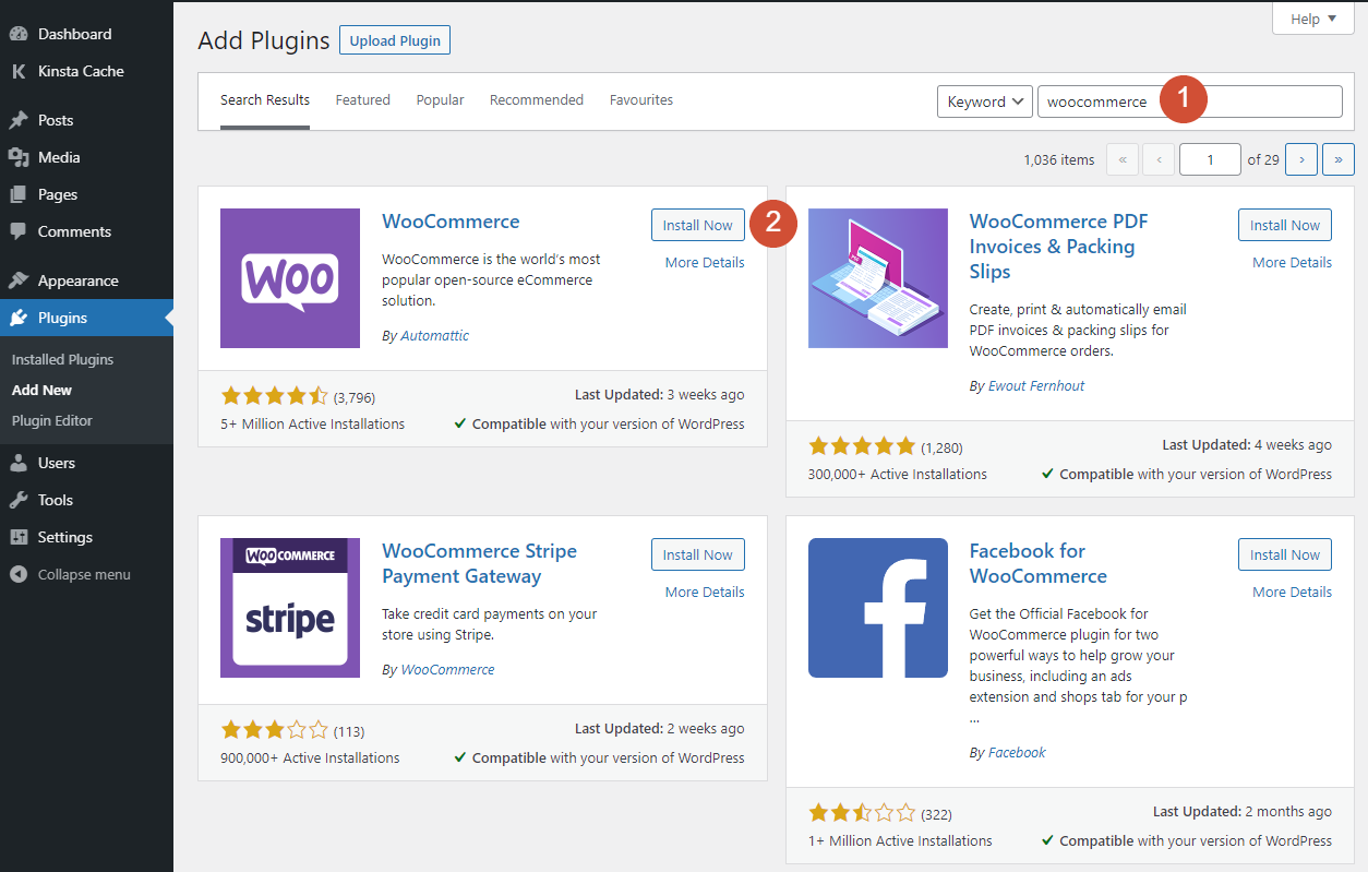 تثبيت WooCommerce في WordPress