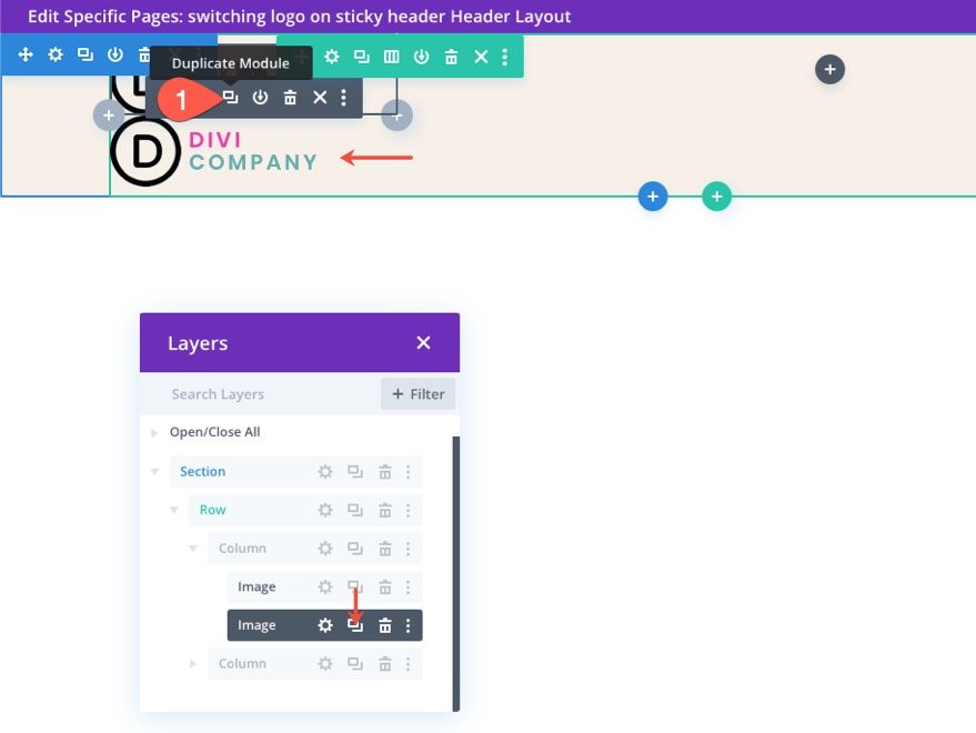 切換-標誌-on-sticky-header-in-divi