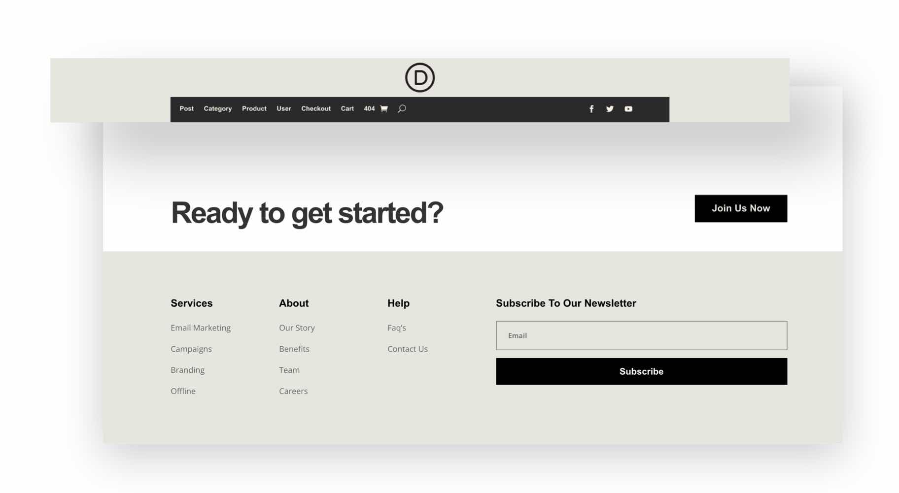 paket header footer divi black friday