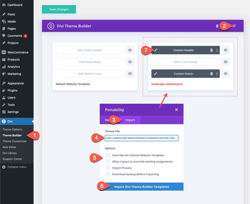 En-tête collant Divi pour mobile