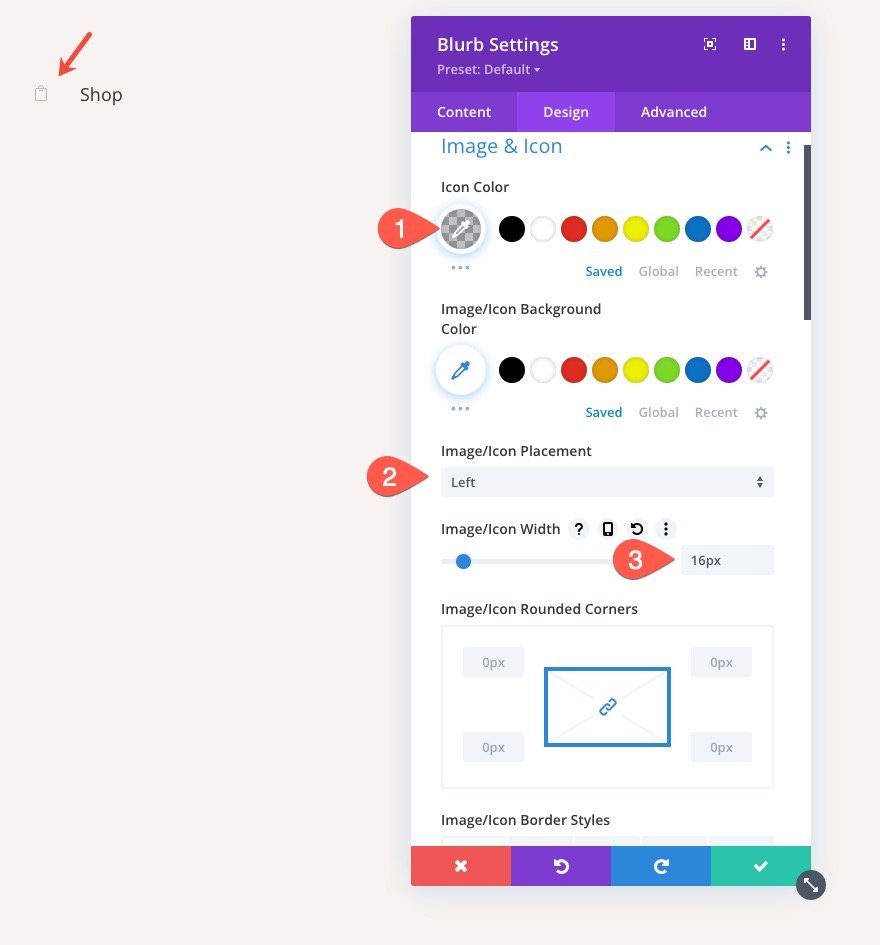Șablon de pagină de coș Divi WooCommerce