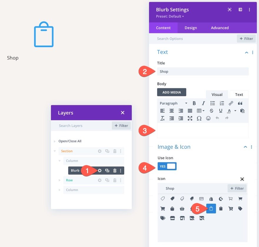 Șablon de pagină de coș Divi WooCommerce