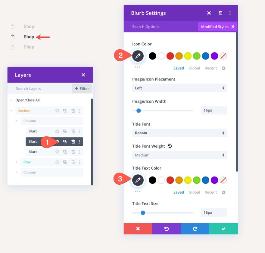 Șablon de pagină de coș Divi WooCommerce