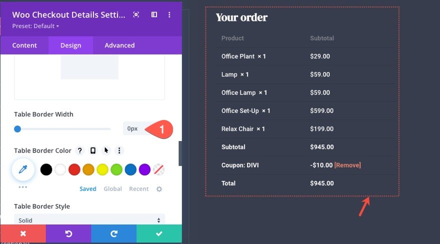 Divi 的 woocommerce 结帐页面模板
