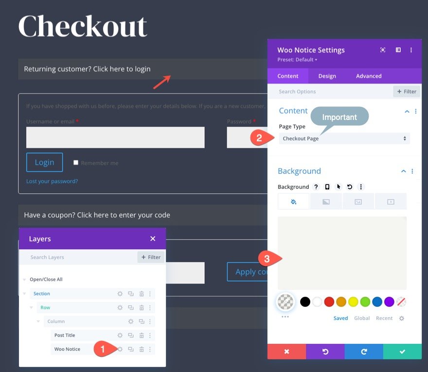 Divi 的 woocommerce 结帐页面模板
