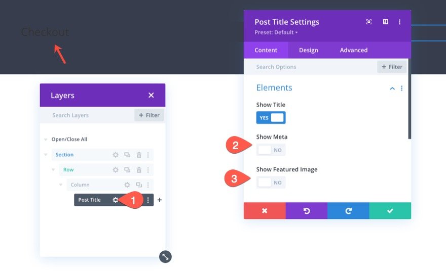 Divi 的 woocommerce 结帐页面模板