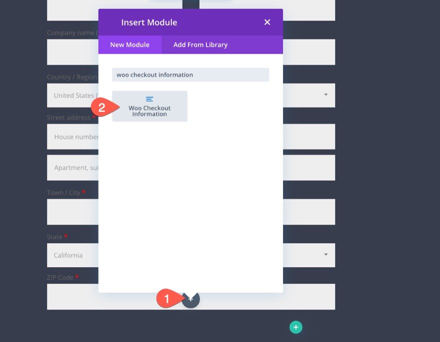 Divi 的 woocommerce 结帐页面模板