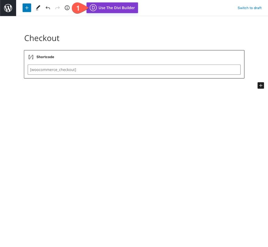 Divi 的 woocommerce 结帐页面模板