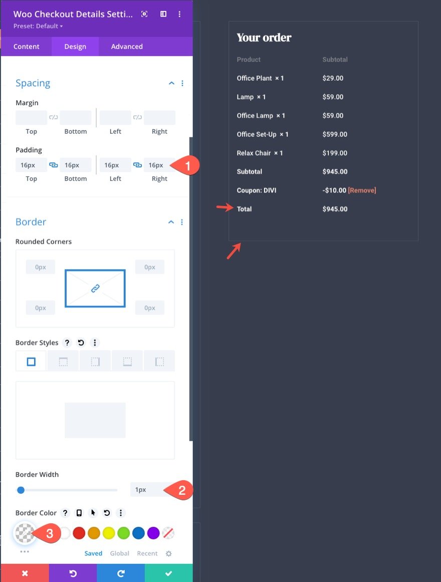 Divi 的 woocommerce 结帐页面模板