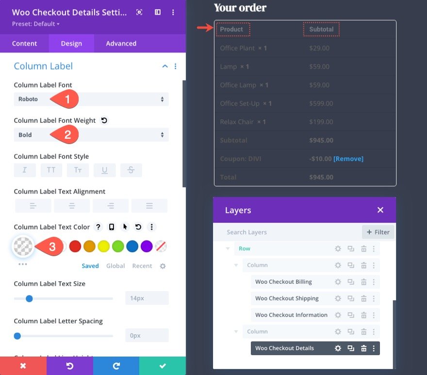 Divi 的 woocommerce 结帐页面模板