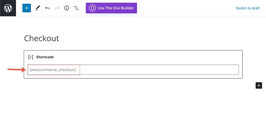 Divi 的 woocommerce 结帐页面模板