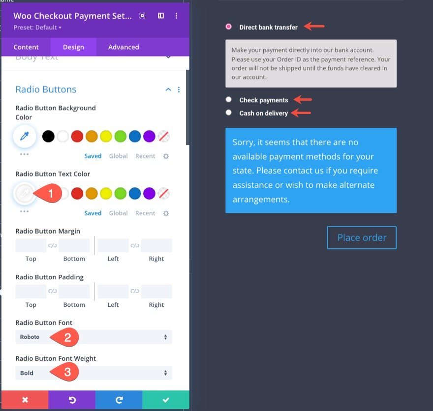 Divi 的 woocommerce 结帐页面模板