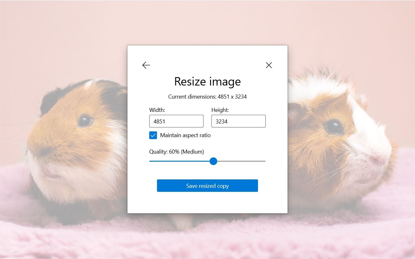 Настройка сжатия изображений в Windows