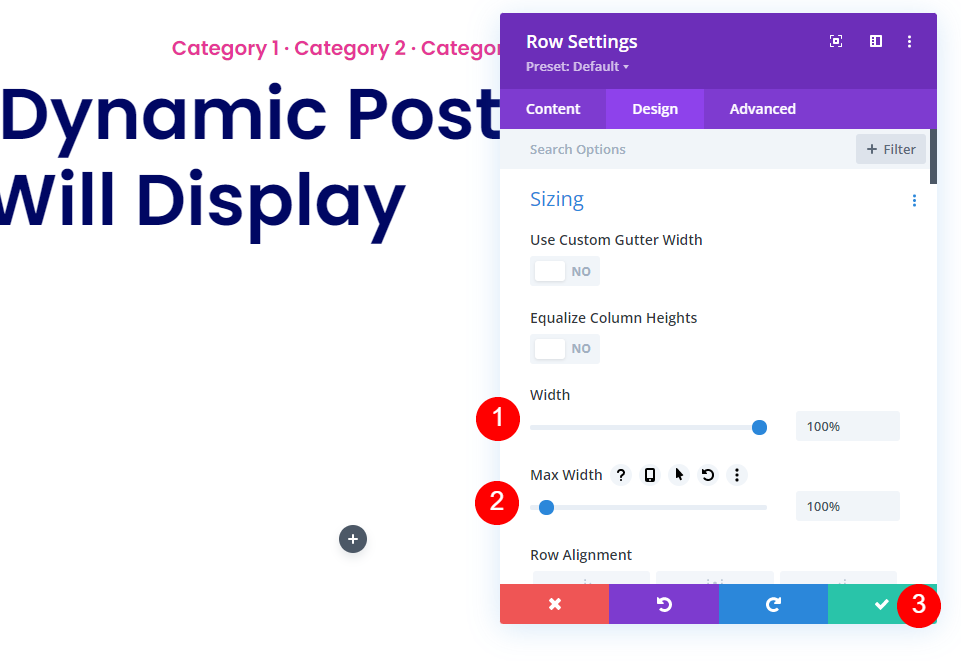Ajouter une image pleine largeur dynamique avec un module de texte