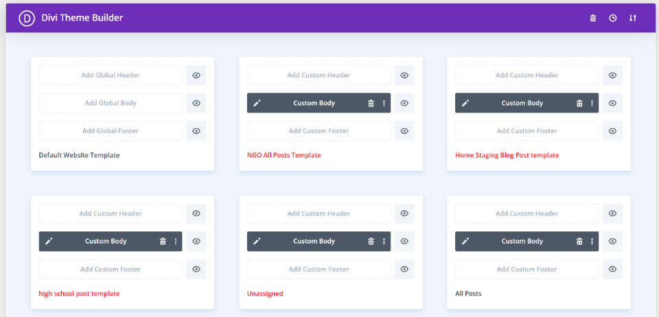 تحميل قوالب منشور المدونة إلى Divi Theme Builder