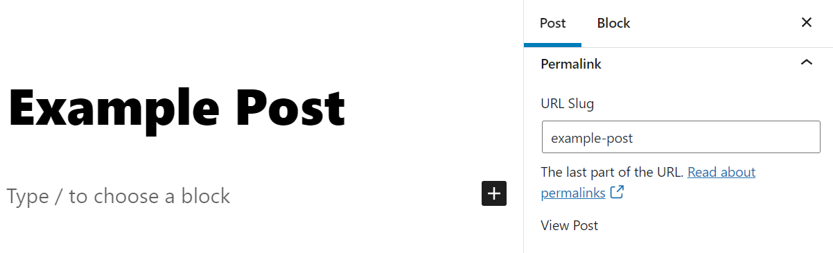 Impostazione di uno slug in WordPress