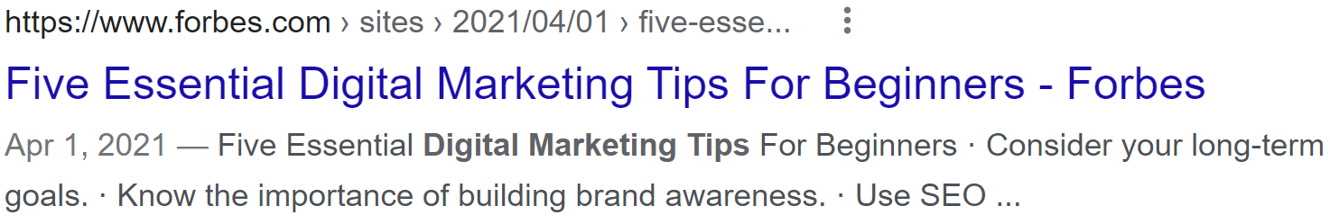 Wskazówki dotyczące marketingu cyfrowego Forbesa.