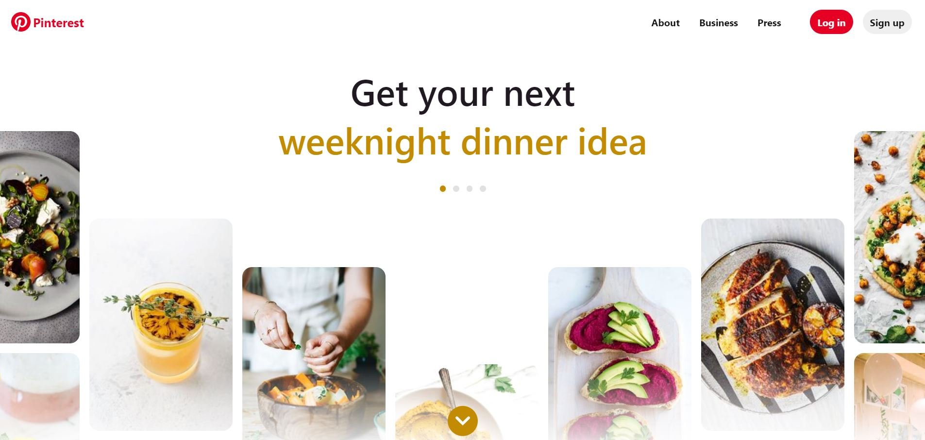 Pinterest 主頁