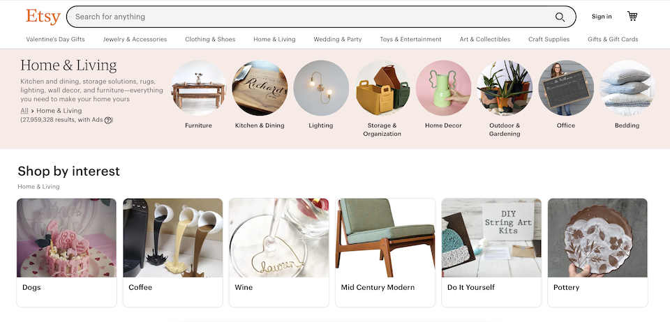 contoh landasan etsy
