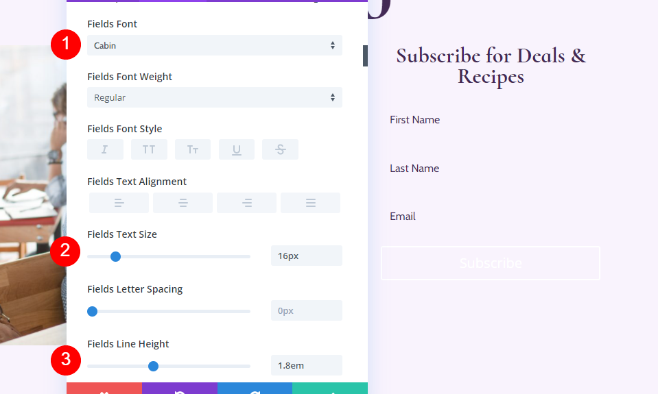 Adicione e estilize o módulo de ativação de e-mail do blog