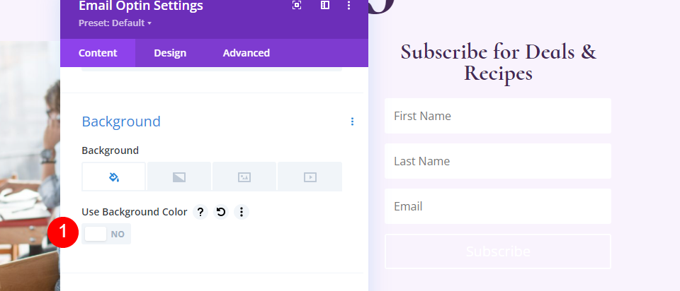 Adicione e estilize o módulo de ativação de e-mail do blog
