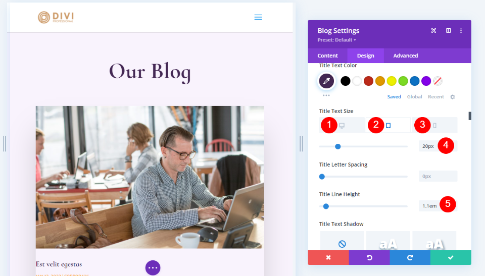 Adicionar e estilizar o módulo de postagem de blog em destaque