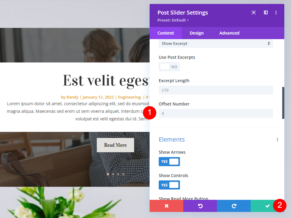 Première page de blog