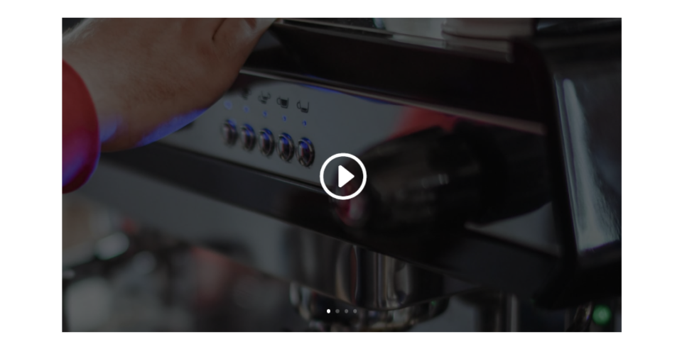 Video Slider Dot Navigation senza navigazione con le frecce