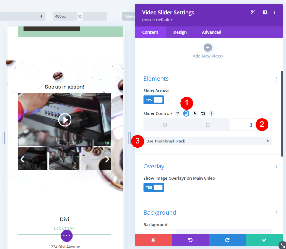 Modifica del design su dispositivi mobili