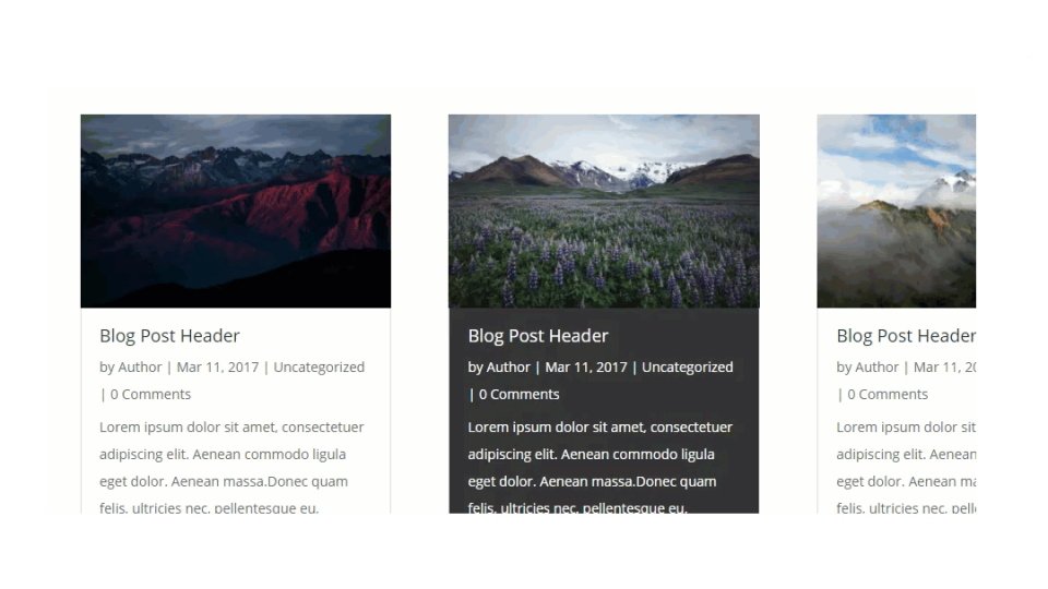 Bagaimana Gaya Kartu Grid Blog Divi Anda