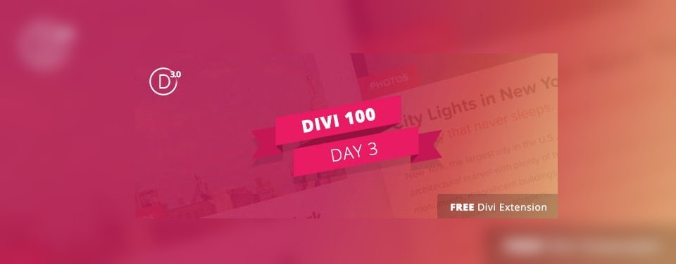 Berikan Modul Blog Divi Tampilan Baru