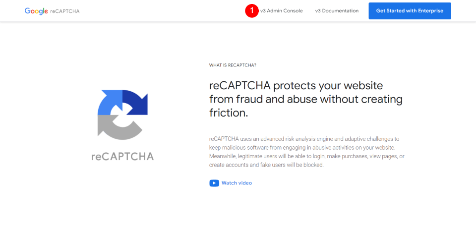 Account reCAPTCHA v3