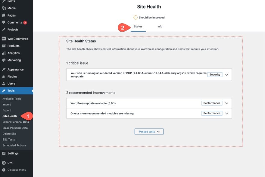requisitos de alojamiento divi