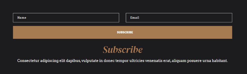 Divi Email Optin Layout Kemungkinan Lima