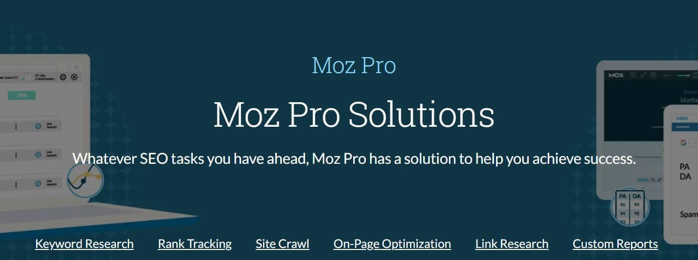Moz Pro hat ein Rang-Tracker-Tool.
