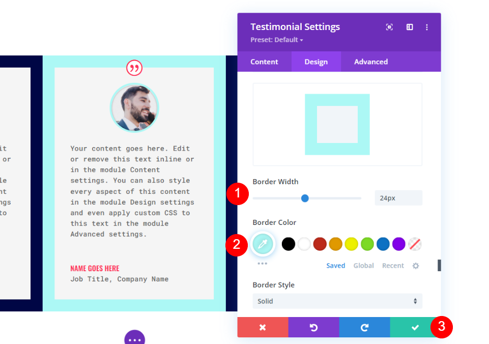 Dale estilo al segundo módulo de testimonios