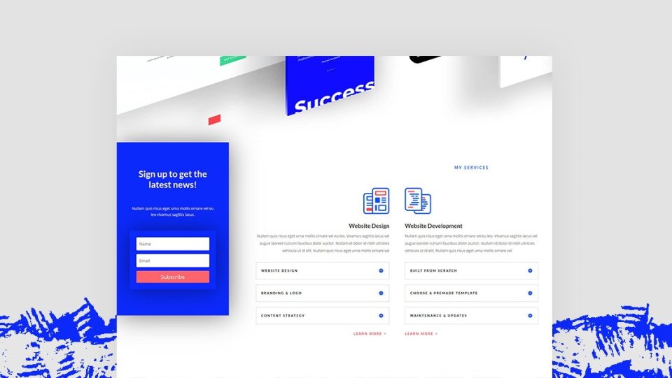 Agregue un cuadro de opción de correo electrónico deslizable de movimiento