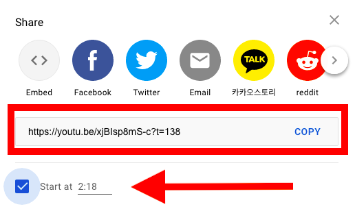 如何從特定時間開始嵌入 YouTube 視頻