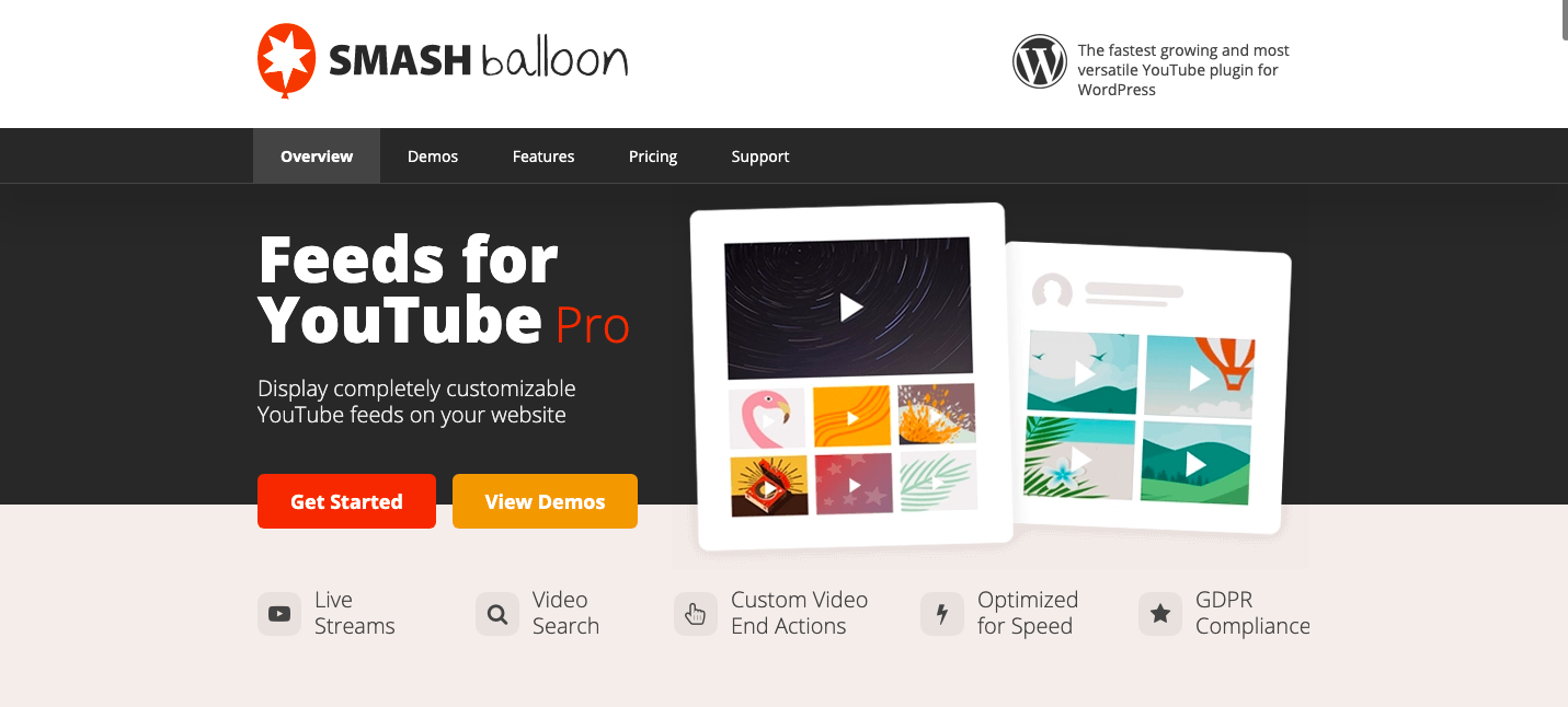 用於 YouTube 的 Smash Balloon Feed