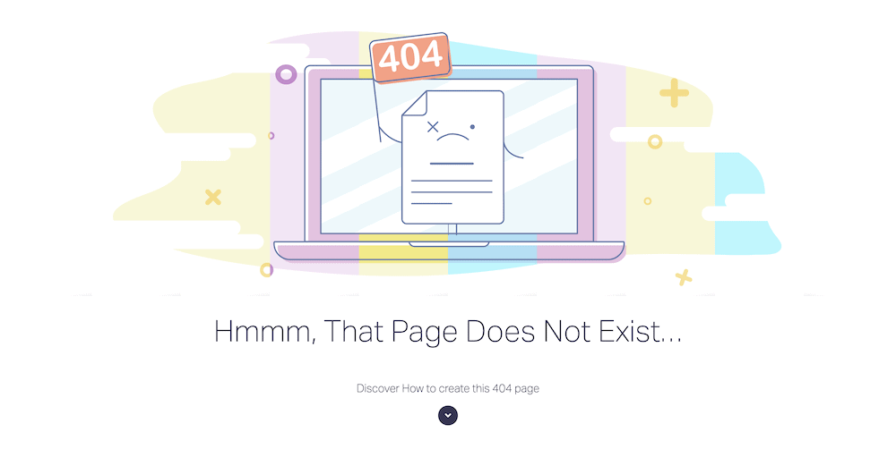 Elementor 404 頁面。