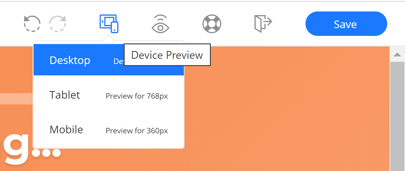 Menu OptimizeBuilder